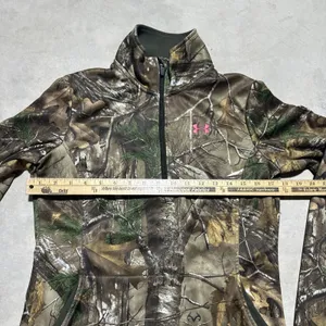 Under Armour Women's SZ Small Realtree Xtra Camo 1/4 Zip Hunting Pullover thumbnail 4
