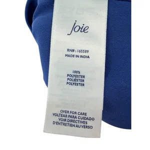Joie Parisian Paisley Blue Tiered Midi‎ Dress V-Neck Long Sleeve Womens L Flowy thumbnail 7