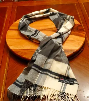 Source Unknown 100% Cashmere scarf made in Scotland thumbnail 1