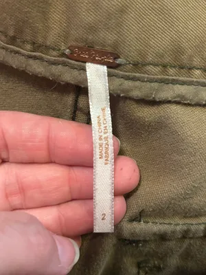 Free People Cutoff Cargo shorts sz 2 thumbnail 3