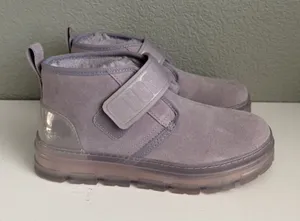 UGG Neumel Clear Chukka Suede Boots Women's Sz 9 1137030 Lilac Purple Lavender thumbnail 1
