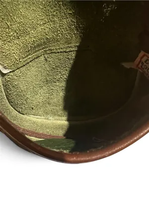 Vintage Dooney & Bourke All-Weather Leather coin purse in fir green and Britis thumbnail 7