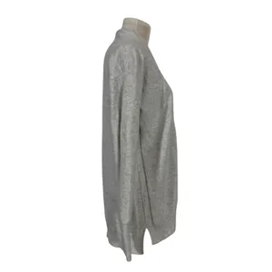 GAP‎ Women's Light Heather Gray Knit Cardigan Sweater Duster Size S Wool Blend thumbnail 3