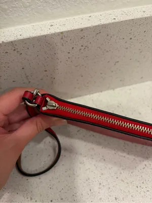 Coach Red Snoopy Leather Wristlet Peanuts Limited Edition Drop Womens Wallet EUC thumbnail 11