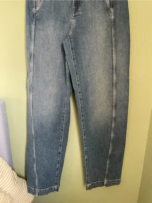 Madewell Tapered Denim Trousers Size 27 Calvert Wash Comfort Stretch High Rise thumbnail 8