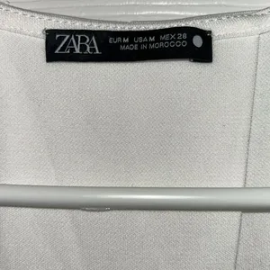 Zara Midi Off White Stretchy Dress(Size Medium) thumbnail 7