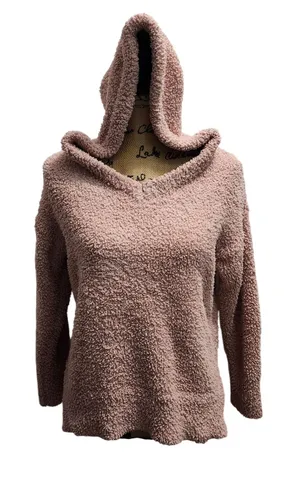 Altard State Fuzzy Teddy Bear Hoodie Pink Long Sleeve‎ Casual Womens XS thumbnail 1