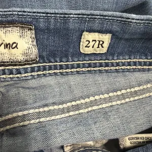 BKE Sabrina Jeans Womens 27R Blue Skinny Mid Rise Medium Wash Contrast Stitch thumbnail 7