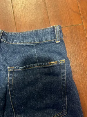 Blue ZARA Straight Jeans thumbnail 3