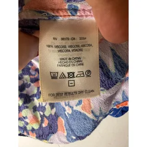 Anthropologie Maeve Floral Baby Doll Kimono Sleeve‎ Milla Blouse SMALL S thumbnail 4