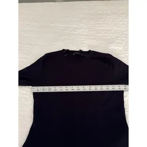 Ann Taylor Black Long Sleeve Fit and Flare Knit Dress‎ Womens small thumbnail 3