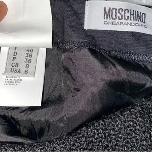 Moschino Cheapandchic Black Skirt(Size 6) Black thumbnail 3
