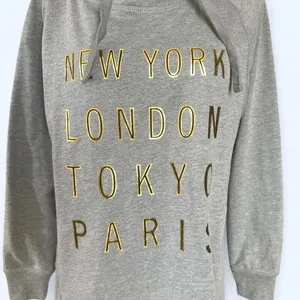 GAP Grey Hoodie New York London Tokyo Paris Minimalist Size Small thumbnail 2