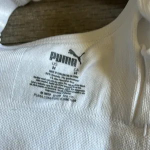 Puma white sports bra thumbnail 4