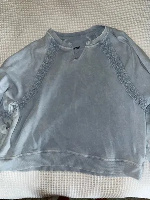 Aerie Hey Crochet Sweatshirt thumbnail 1