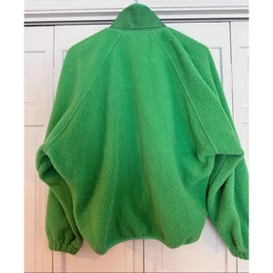 Amazon green oversized zip front fleece size M thumbnail 3