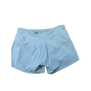 Free Fly Women Bamboo Lined Shorts Light Blue Active Running Hiking Zip Pocket thumbnail 3
