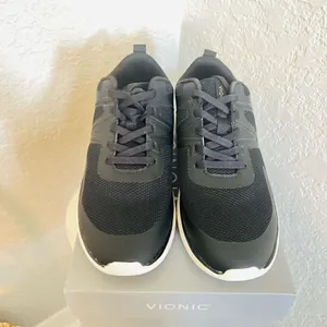 VIONIC Leyo Sneaker Orthotic Comfort Cushioned Tennis Shoes, Black,‎ Size 9, NWT thumbnail 4