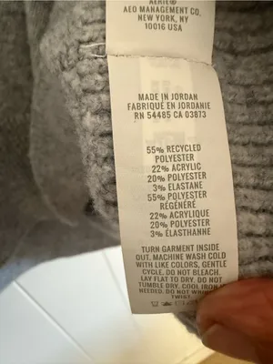 Aerie Oversized V-Neck Lightweight Sweater - Light Gray thumbnail 8