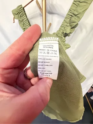 Petal & Pup- NWT- Orion Frill Strap Mini Dress - Olive Small thumbnail 7