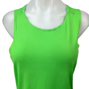 Lululemon Women's Neon Green Racerback Athletic Workout Muscle Tee Tank Top 6 thumbnail 3