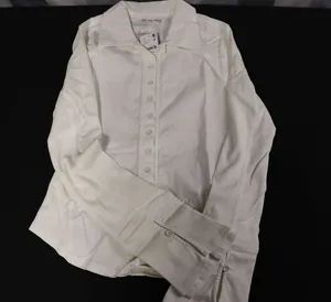 We The Free Alisa Mixed Media Button Up Top White Size M thumbnail 1