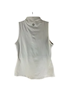Lululemon Tank Top Surplice Neckline White Shelf Bra 8? thumbnail 2