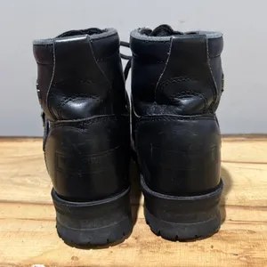 Harley Davidson women’s black bike boots Size 7 B83‎ thumbnail 7