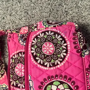 Vera Bradley Pink Floral Shoulder Bag thumbnail 7