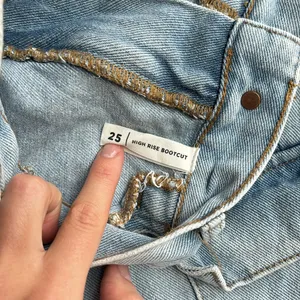 Pacsun High Rise Bootcut Jeans w/ Cutout thumbnail 3