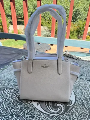 Kate Spade Dumpling Ivory Leather Tote Bag thumbnail 3