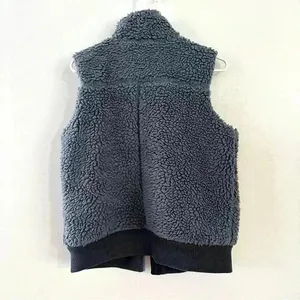 Bass Outdoor Women Route Hiking‎ Faux Sherpa Vest Size Small Gray Outdoorsy thumbnail 14