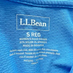 L.L. Bean dress size Small light blue Sand Beach Cover-Up Hooded Tunic thumbnail 7