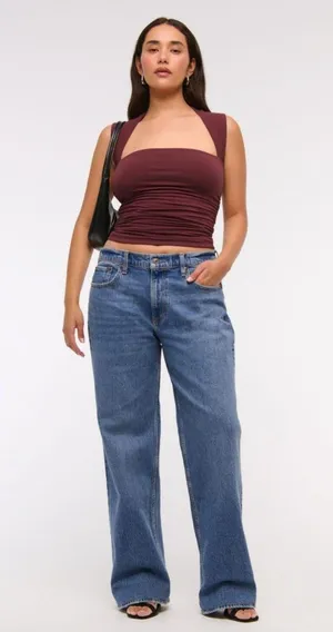 Abercrombie Low-Rise Baggy Jeans thumbnail 1