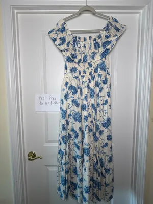 Abercrombie and Fitch off the shoulder dress thumbnail 2