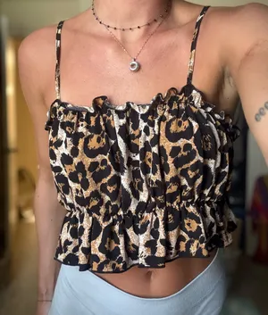 Bear Dance Cheetah Blouse thumbnail 1