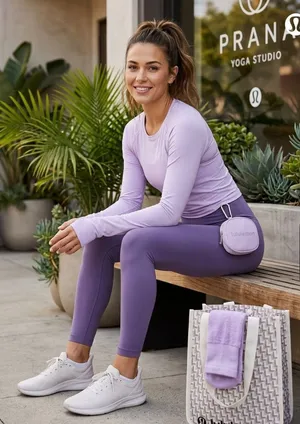 Lululemon Clippable Commuter Organizer Pouch PIAR/LTIV Keychain Case NWT thumbnail 1