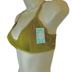 Anemone NWT  Olive Bralette. Size Large thumbnail 3