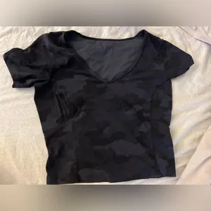 Black Cameo Lulu Lemon Crop thumbnail 2