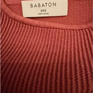 Babaton Ribbed Knit Tank Top in Rust Red, Size 2XS thumbnail 3