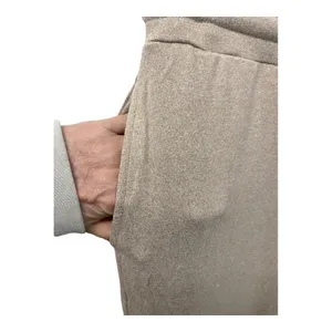 NWT Finnleys Brushed Lounge Pants MEDIUM Beige Wide Leg Elastic Waist Casual thumbnail 2
