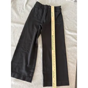 Maeve Colette High Waisted Wide Leg Trousers Utility Patch Pocket Crop Pants thumbnail 2