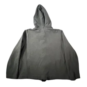 Lauren Ralph Lauren Hoodie Womens XL Gray Full Zip Snap‎ Front Jacket thumbnail 2