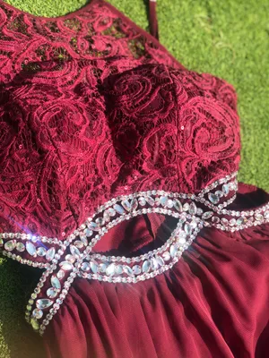 Windsor Burgundy Prom / Formal Dress thumbnail 4