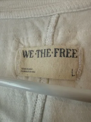 We The Free White Ribbed Crew Neck Long Sleeve Thermal thumbnail 8