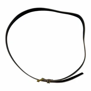 Saint Laurent Cassandre Logo Belt Square Buckle Leather Beige Size 90/36 thumbnail 6
