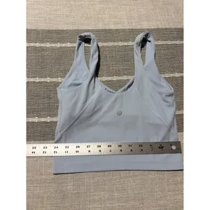 Lululemon Align Tank Top Light Blue Nulu Yoga Bra Top Size 2 thumbnail 3