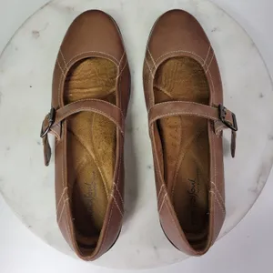 Natural Soul Naturalizer Leather Mary Jane Flats Womens 8 Brown Buckle Strap thumbnail 11