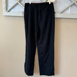 Old Navy‎ Pants Womens Medium High-Waisted Linen Blend Straight Zip Dress Pants thumbnail 3