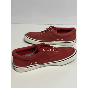 US 8 Sperry Shoes Men's Washable Red Lace Up Casual Shoes Sneakers New thumbnail 5
